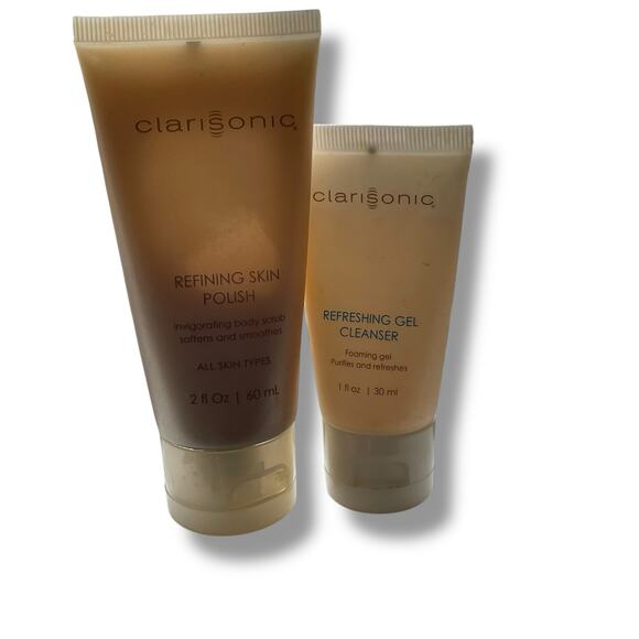 Clarisonic Refining Skin Polish 2 oz & Refreshing Gel Cleanser 1 oz Travel Gym - Picture 9 of 10